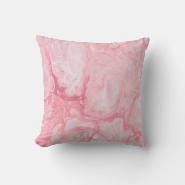 Burton Family Collection Rosa Marble Kudde (Framsida)