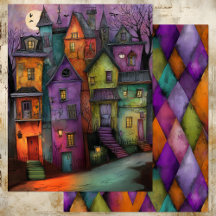 BURTONESQUE HALLOWEEN TOWN PAPPRARE LAKAN