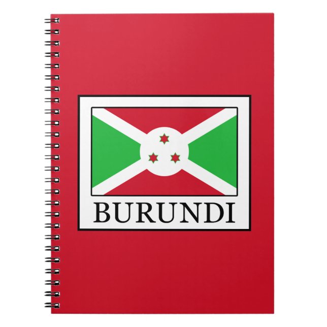 Burundi Anteckningsbok (Framsidan)