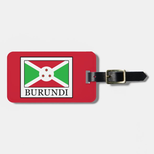 Burundi Bagagebricka (Horisontell Framsida)