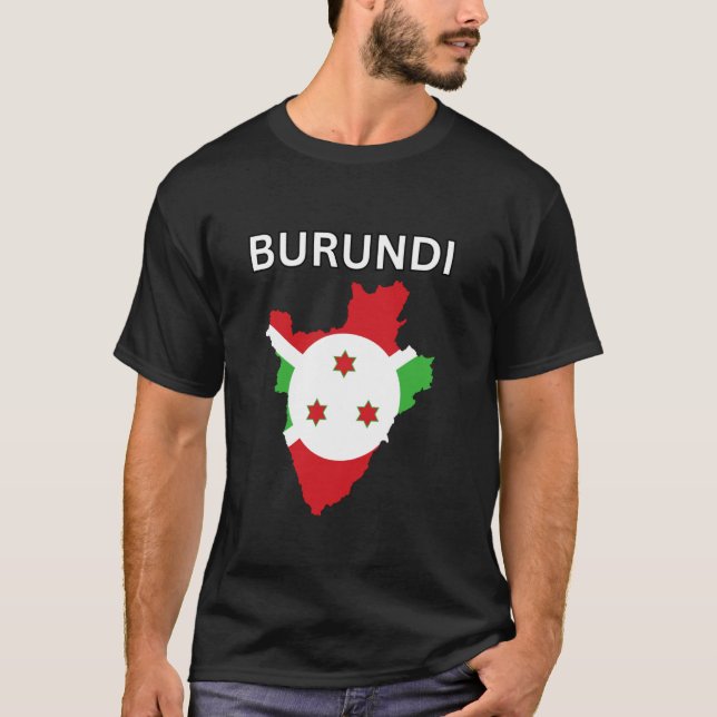 Burundi design t shirt (Framsida)