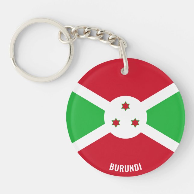 Burundi Flagga Charming Patriotic (Framsidan)