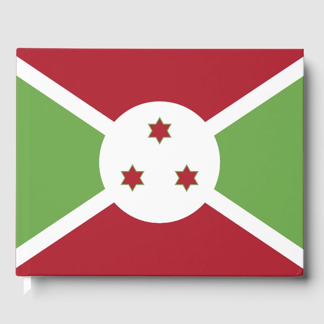 Burundi flagga gästböcker (Framsida)