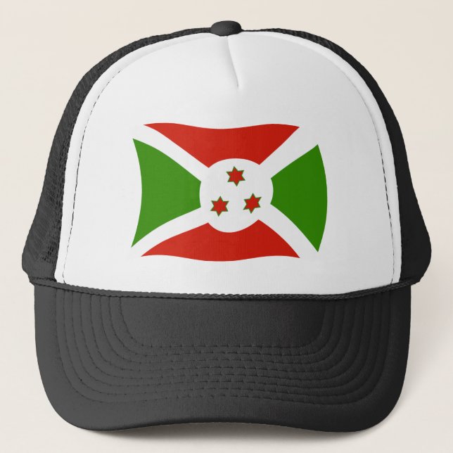Burundi Flagga Hat Keps (Framsida)