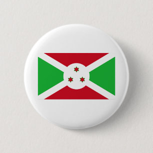 Burundi Flagga Knapp