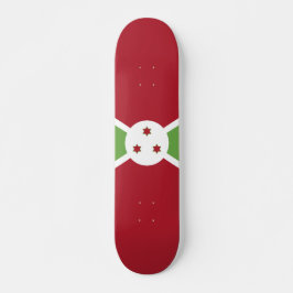 Burundi flagga mini skateboard bräda 18,5 cm