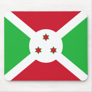 Burundi Flagga Mousepad Musmatta
