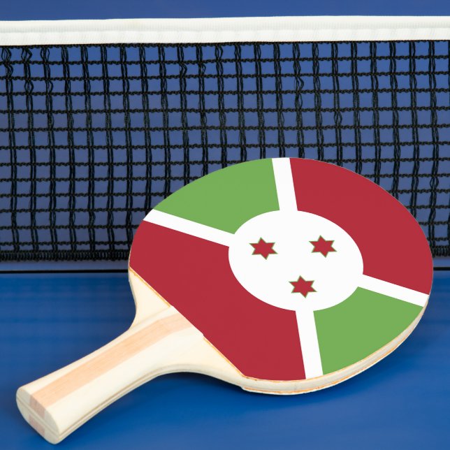 Burundi flagga pingisracket (Insitu)