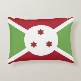 Burundi flagga prydnadskudde