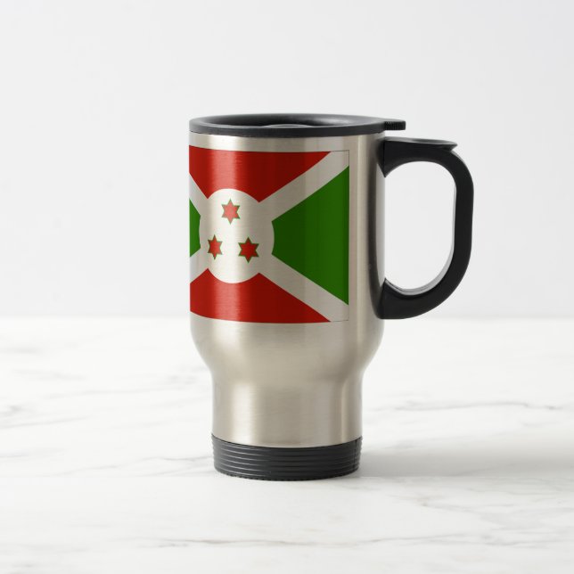 Burundi flagga resemugg (Höger)