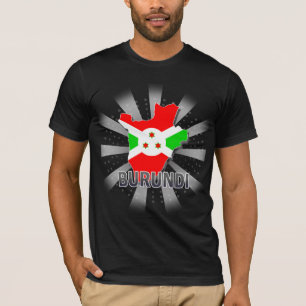 Burundi flaggakarta 2,0 t-shirt