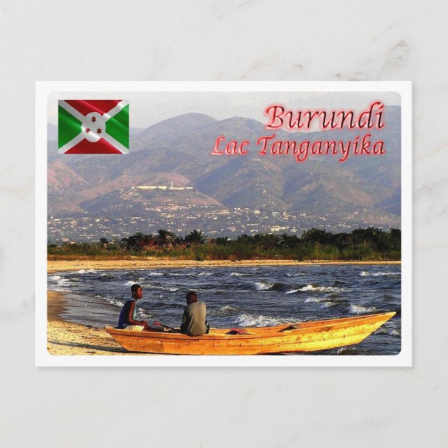 Burundi - Lac Tanganyika - Vykort (Framsida)