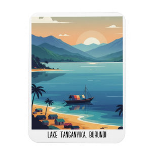 Burundi Lake Tanganyika Resa Magnet