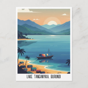 Burundi Lake Tanganyika Resa Vykort