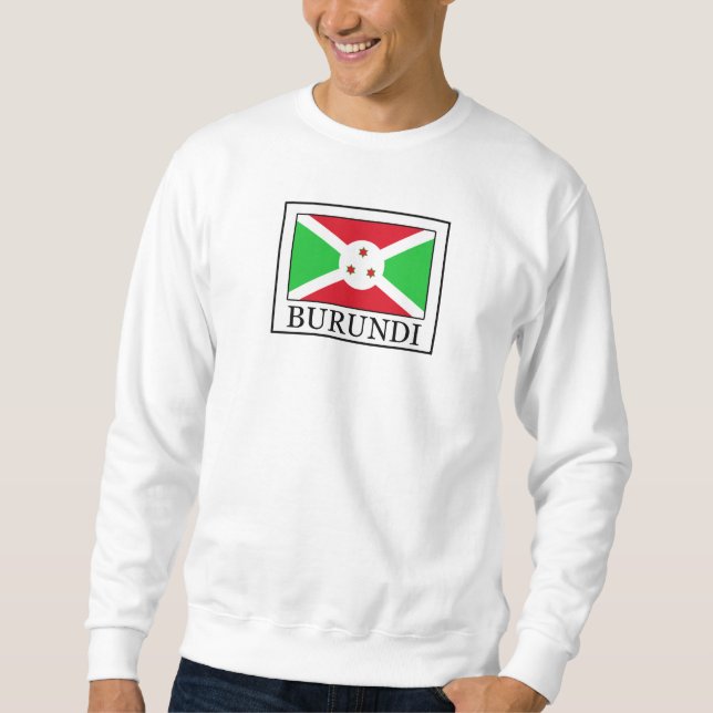 Burundi Lång Ärmad Tröja (Framsida)