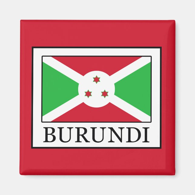 Burundi Magnet (Framsidan)