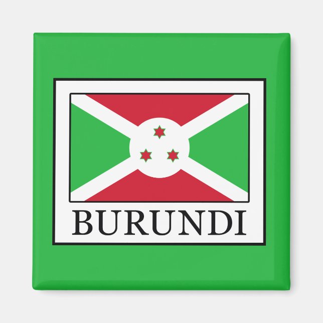 Burundi Magnet (Framsidan)