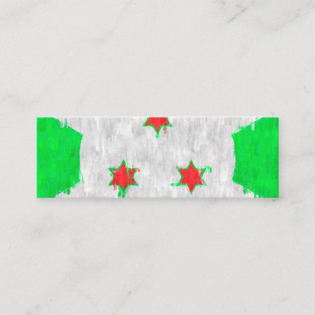 Burundi Oljemålning Teckning (Framsida)