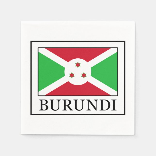 Burundi Pappersservett (Framsidan)