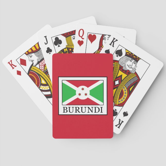 Burundi Spelkort (Baksidan)
