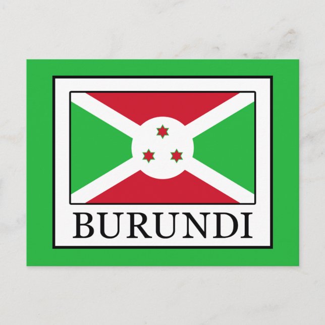 Burundi Vykort (Framsida)