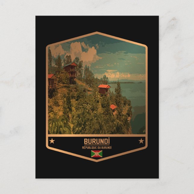 Burundi Vykort (Framsida)