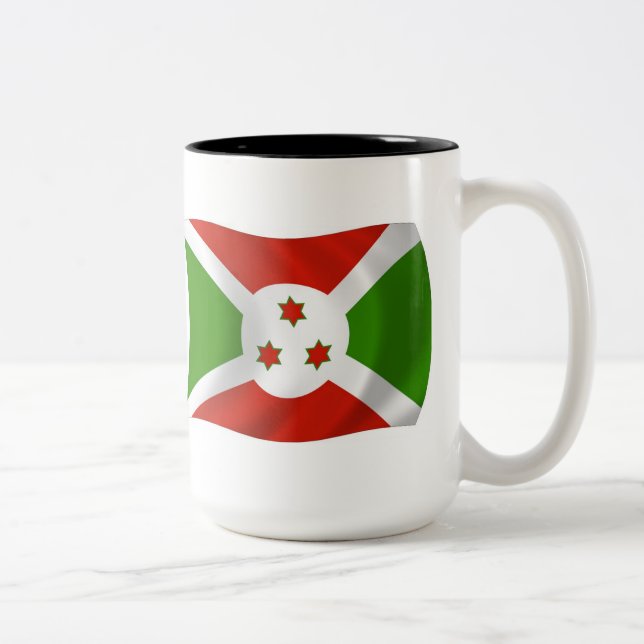 Burundis flag mugg (Höger)