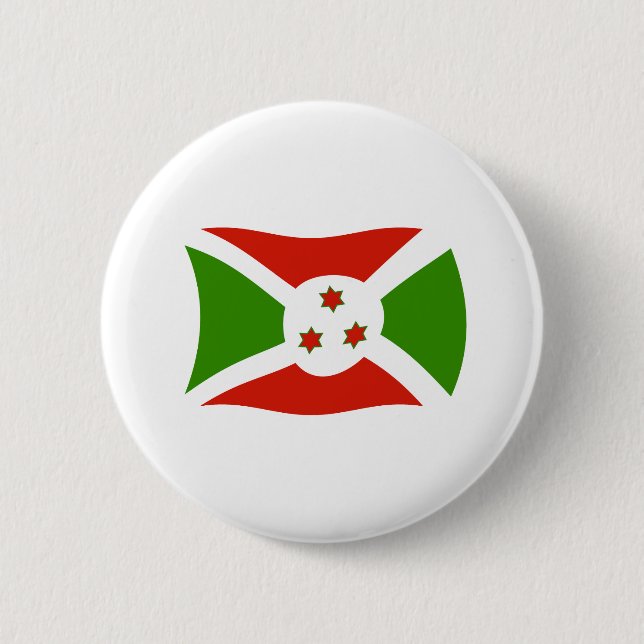 Burundis flagga knapp (Framsida)