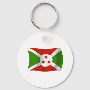 Burundis flagga Nyckelring