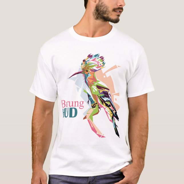 Burung HUD Pop art T Shirt (Framsida)