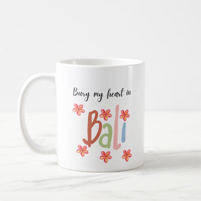 Bury My Heart i Bali Kaffemugg (Vänster)