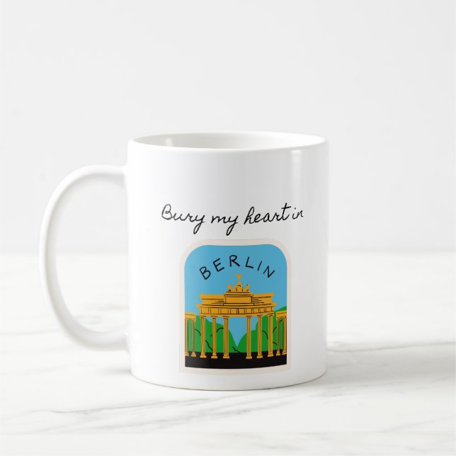 Bury My Heart i Berlin Kaffemugg (Vänster)