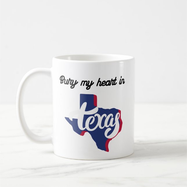 Bury My Heart i Texas Kaffemugg (Vänster)