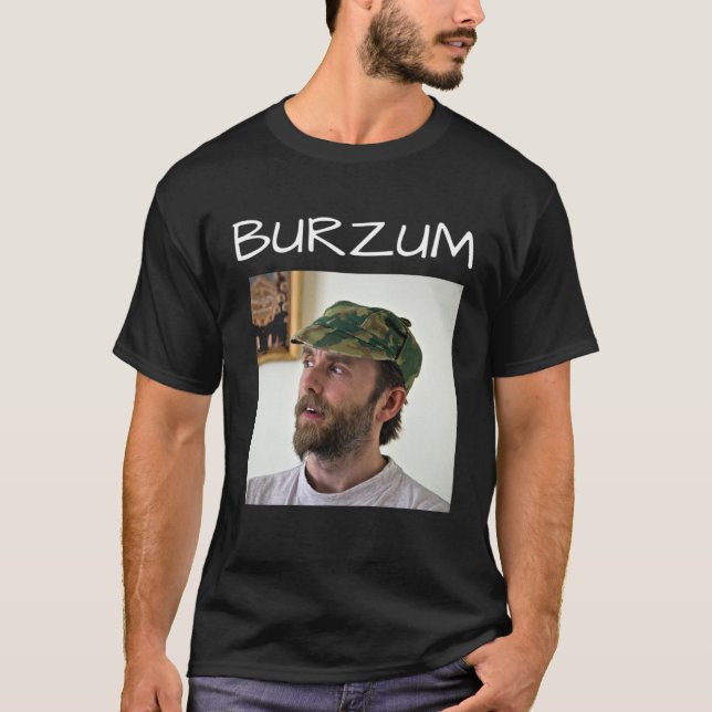 Burzum Varg Vikernes Black Metal History T Shirt (Framsida)