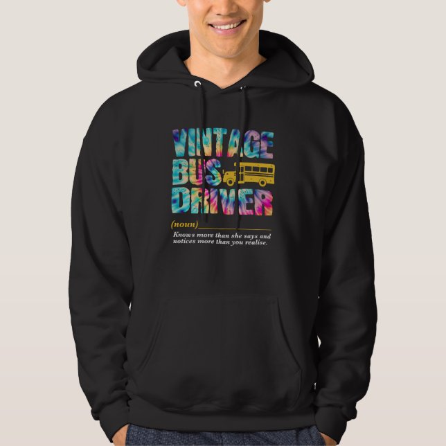 Bus Driver Appreciation Week Back to School  1 Hoodie (Framsida)