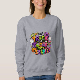 Bus eller Behandla Dig Själv Halloween-stämning T Shirt