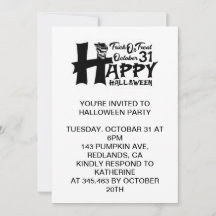 Bus eller besvär! 31 oktober - Glad Halloween