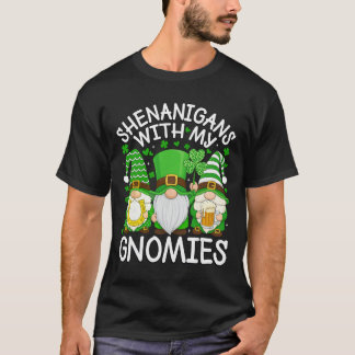 Bus eller galenskap med mina tomtar St. Patricks D T Shirt