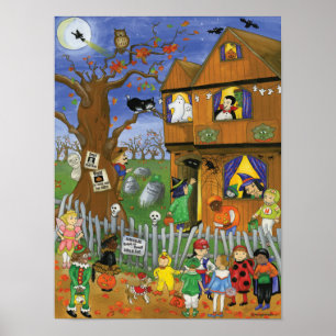 Bus eller godis, Bita och mat. Halloween Poster