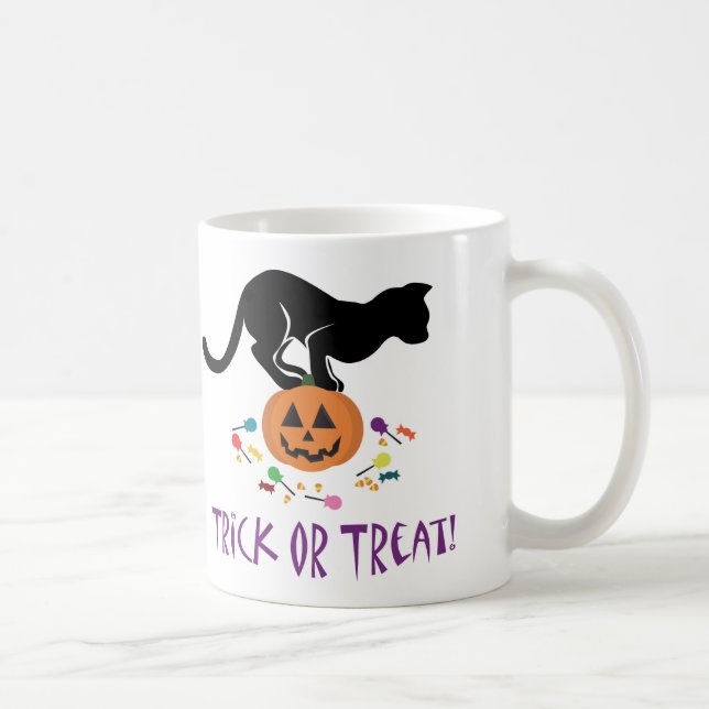 Bus eller godis Black Cat Kaffemugg (Höger)