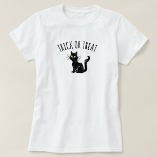 Bus eller godis Black Cat T-Shirt