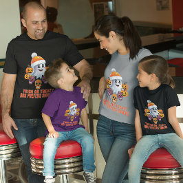 Bus eller godis Boo Funny Quote Halloween fest T Shirt