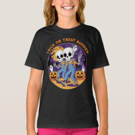Bus eller godis Buddies Skeleton Shirt Vänskap T Shirt
