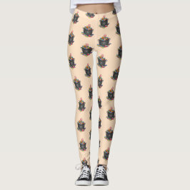 Bus eller godis Candy Cauldron Leggings
