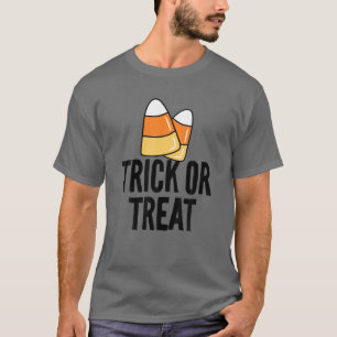 Bus eller godis Candy corn Funny Kids Vuxna Hallow T Shirt