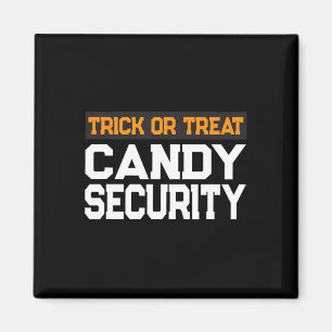 Bus eller godis Candy Security Mamma Pappa Hallowe Magnet