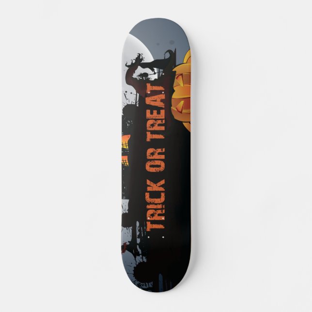 Bus eller godis castle mini skateboard bräda 18,5 cm (Framsida)