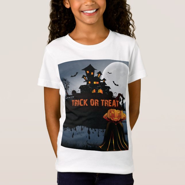 Bus eller godis castle t shirt (Framsida)