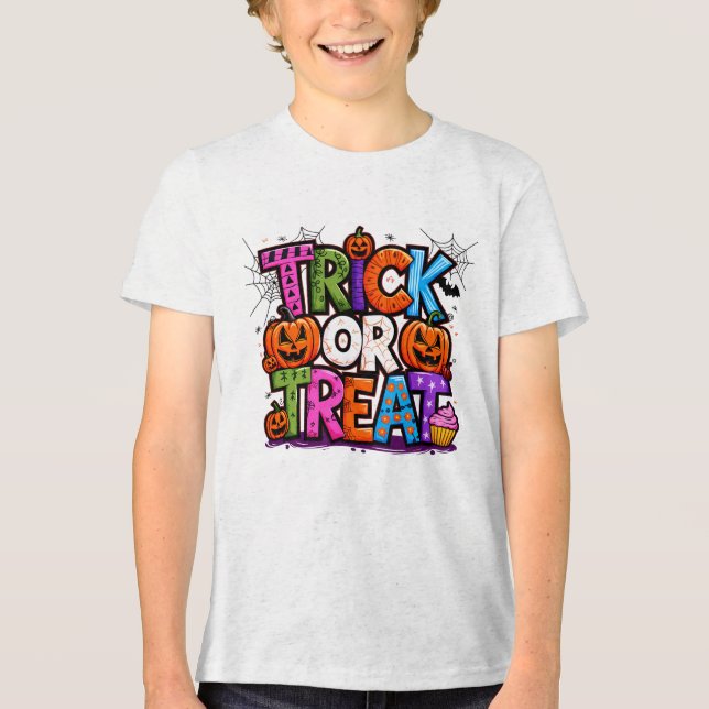 BUS ELLER GODIS | Cute Halloween Bash Party T Shirt (Framsida)