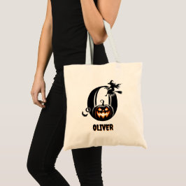 Bus eller godis Cute Halloween Candy Bag Tygkasse